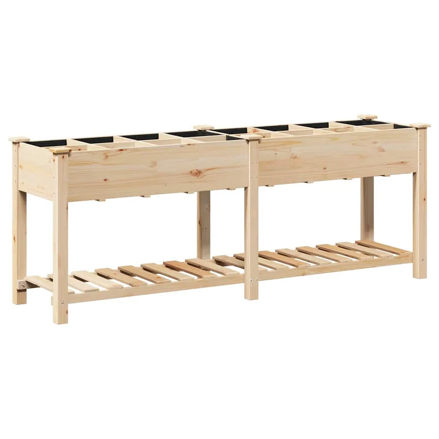 Cache-pot de jardin Beige 203,5 x 53 x 76,5 cm - 7