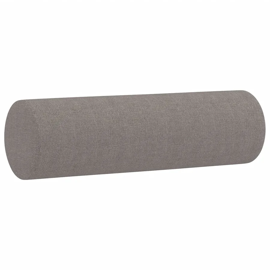 Ensemble de canapés 2 pcs avec coussins taupe tissu - 6
