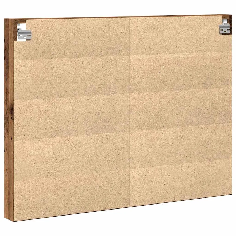 Vitrine Bois ancien 100 x 8,5 x 75 cm Bois d'ingénierie - 5