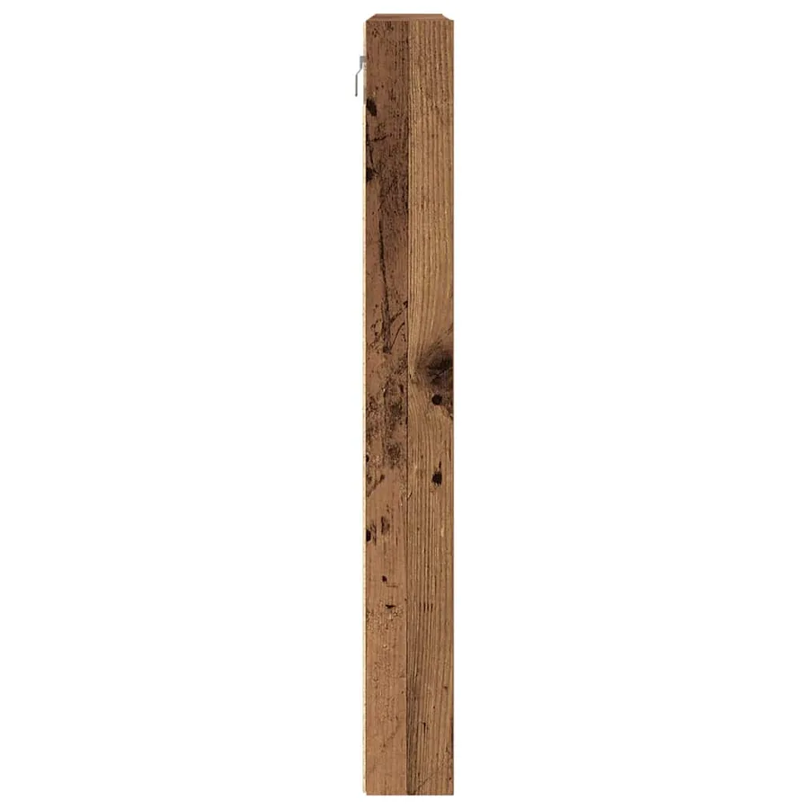 Vitrine Bois ancien 100 x 8,5 x 75 cm Bois d'ingénierie - 7