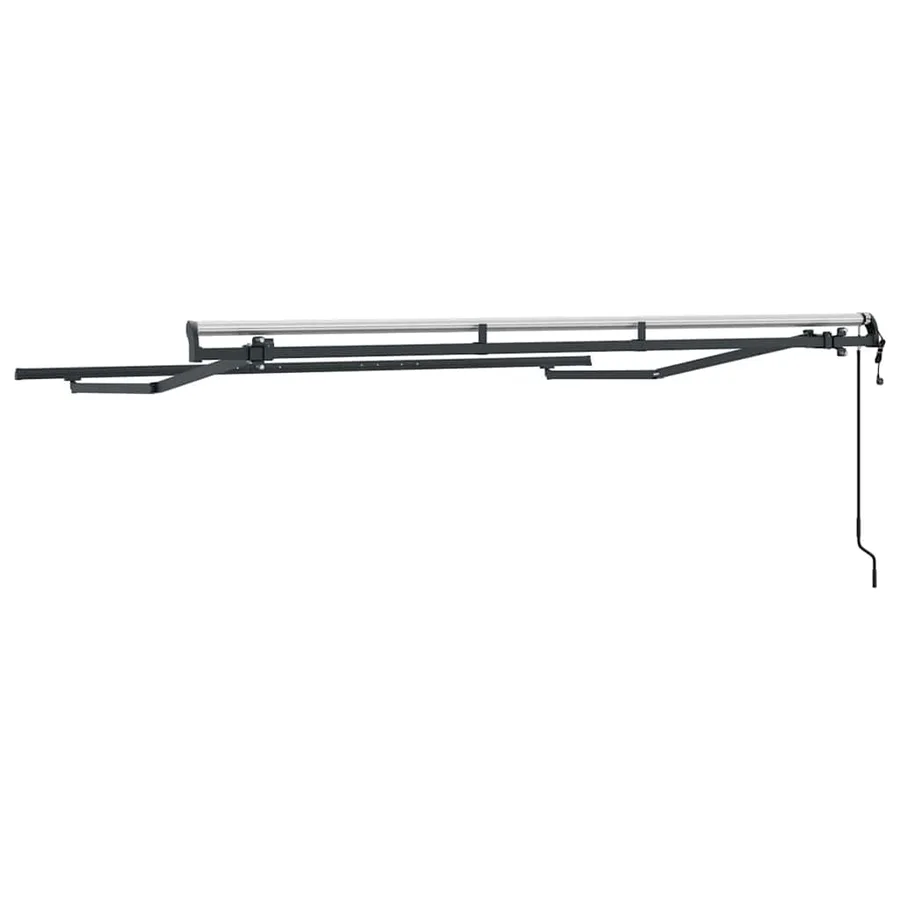 Cadre d'auvent Anthracite 3 x 2 m Métal - 6