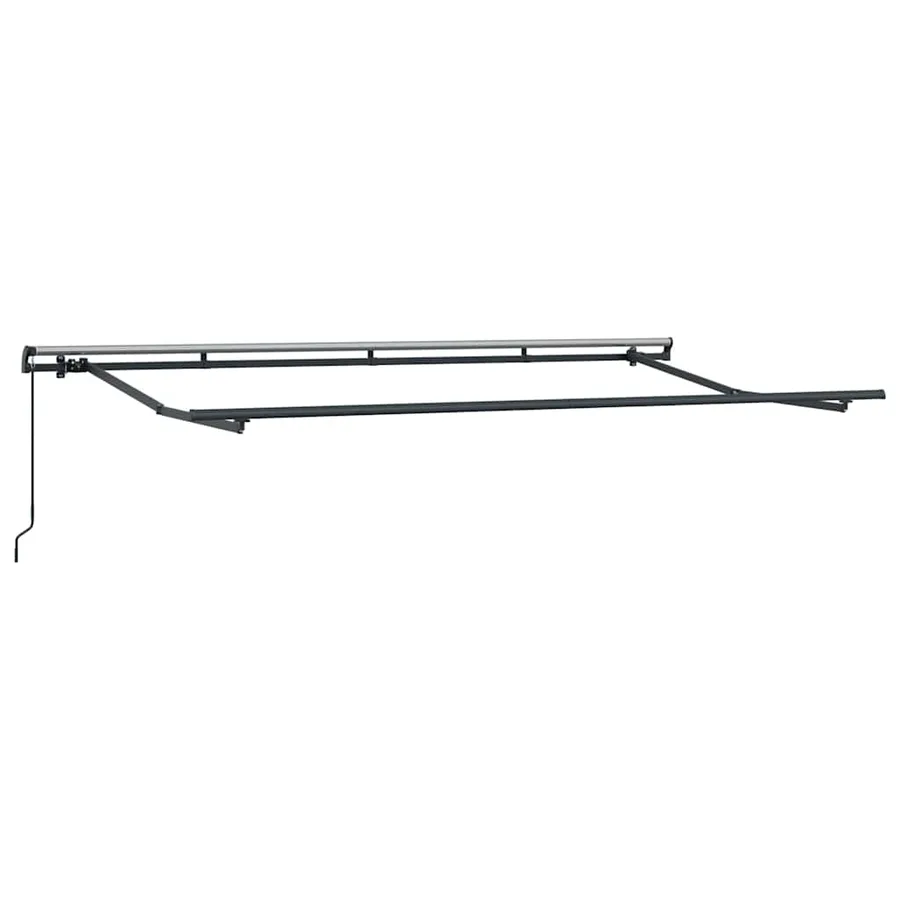 Cadre d'auvent Anthracite 4 x 2 m Métal - 2
