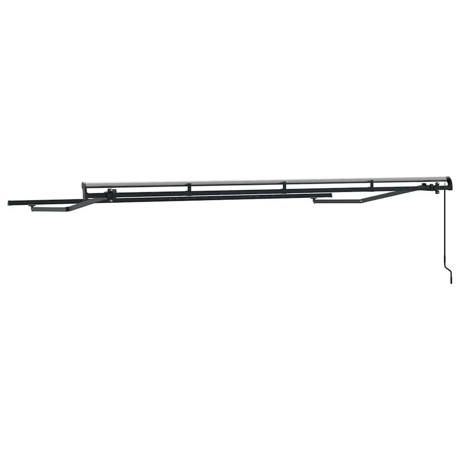 Cadre d'auvent Anthracite 4 x 2 m Métal - 6