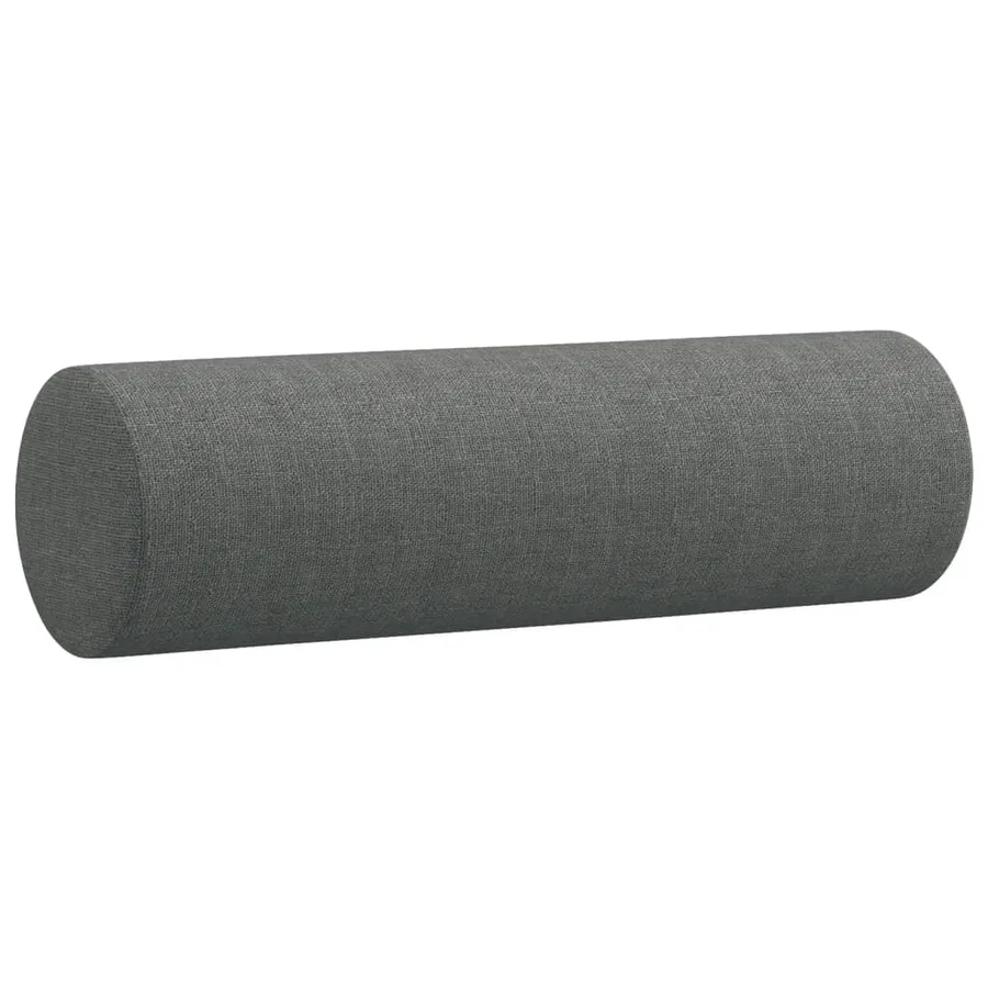 Ensemble de canapés 4 pcs coussins gris foncé tissu - 8