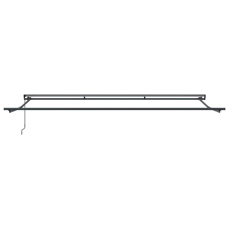 Cadre d'auvent Réglable Anthracite 5 x 3 m Acier - 4