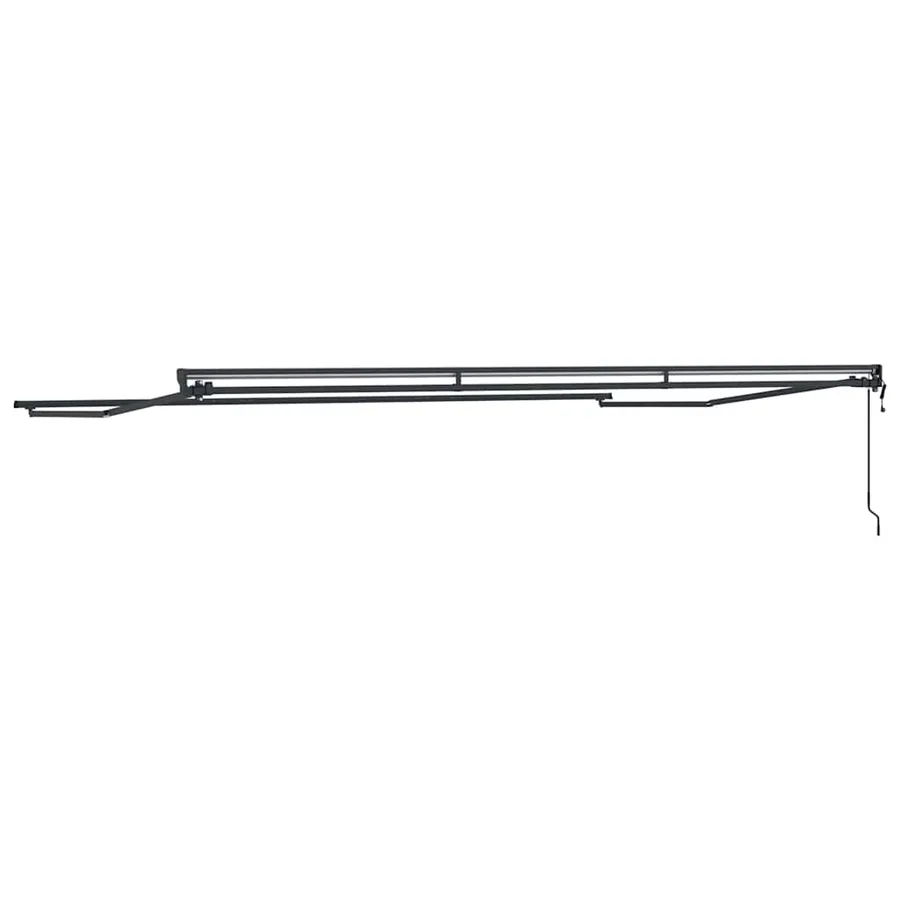 Cadre d'auvent Réglable Anthracite 5 x 3 m Acier - 6