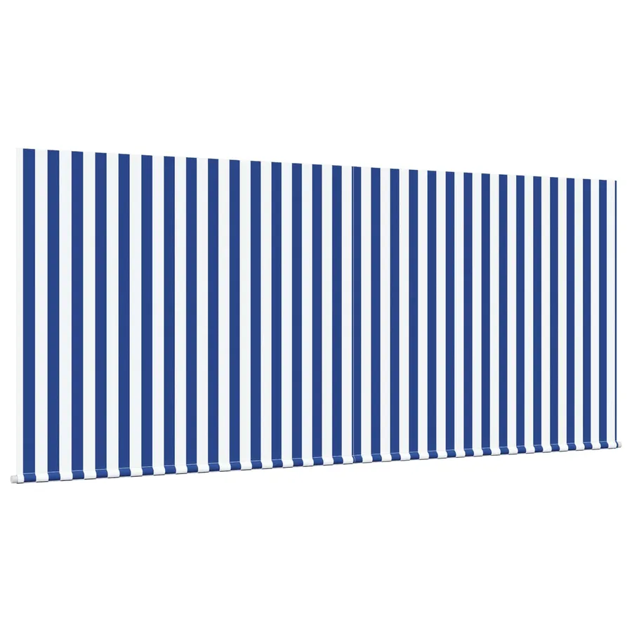 Auvent Rétractable Bleu et Blanc 300 x 250 cm - 4