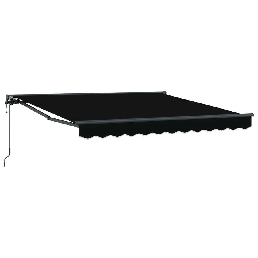 Cadre d'auvent Noir 300 x 250 cm Polyester avec revêtement PU - 2