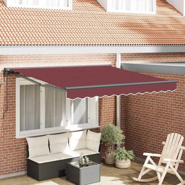 Cadre d'auvent Bordeaux 300 x 250 cm