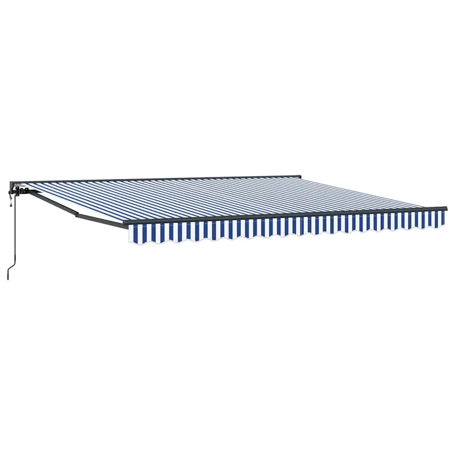 Cadre d'auvent Bleu et Blanc 400 × 300 cm - 2