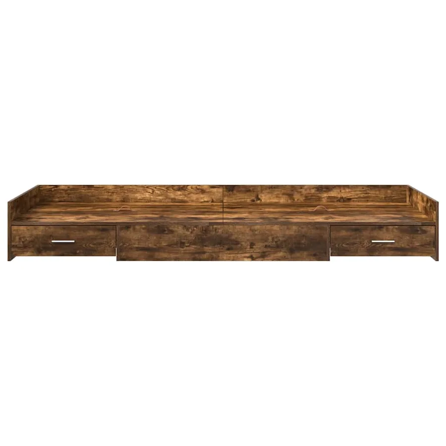 Cadre de lit Bois Ancien 75 x 190 cm Bois d'ingénierie - 5