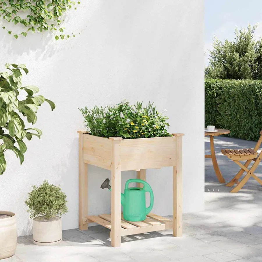 Cache-pot de jardin Beige 60,5 x 60 x 76,5 cm - 4