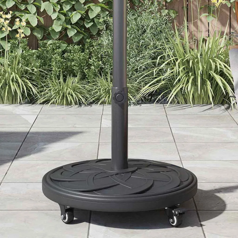 Pied de parasol Art déco Noir Ø 45 x 39,5 cm Fer - 4