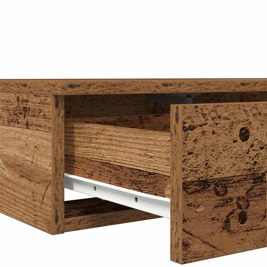 Tiroirs de lit avec tiroir Bois ancien 120 x 36,5 x 16,5 cm - 9