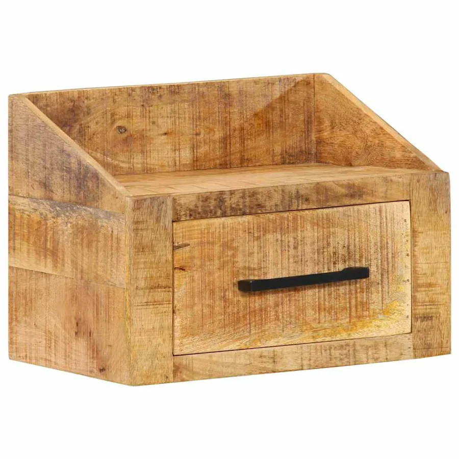 Cabinet de chevet Marron 40 x 30 x 30 cm Bois de mangue massif