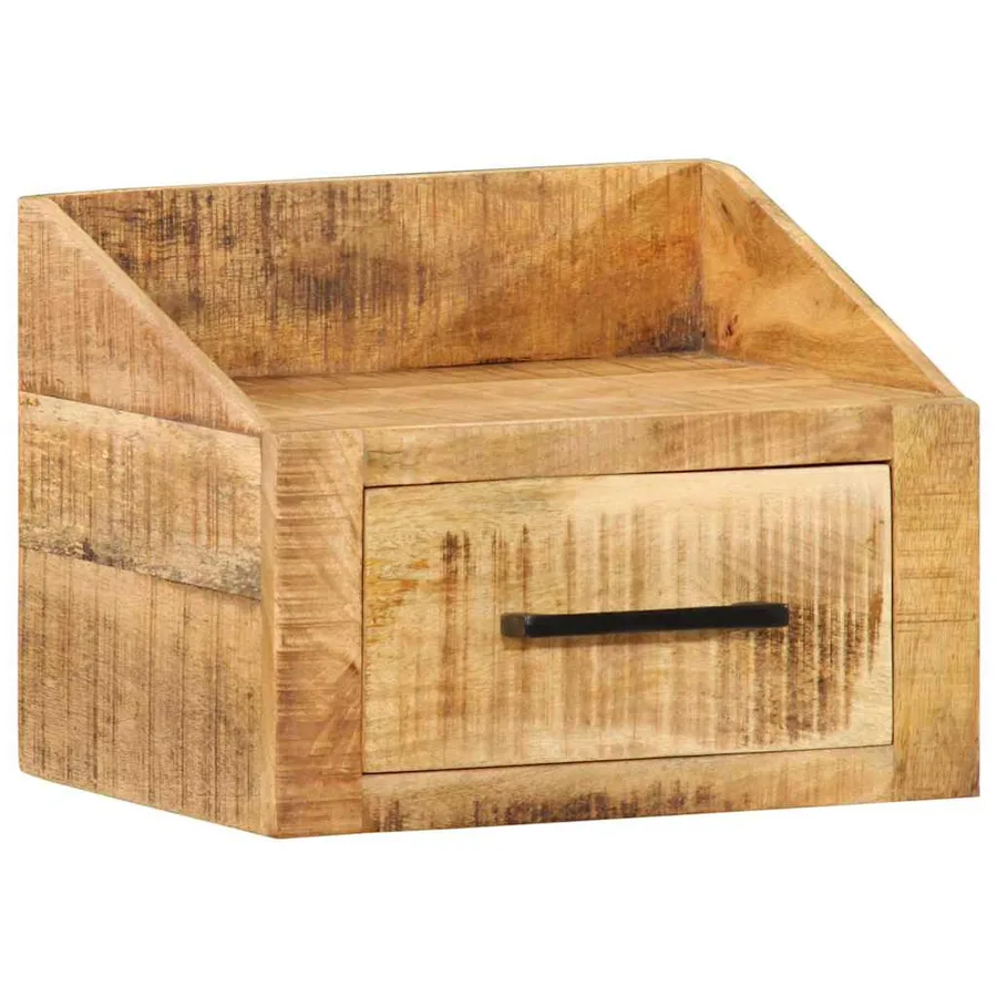 Cabinet de chevet Marron 40 x 30 x 30 cm Bois de mangue massif - 3