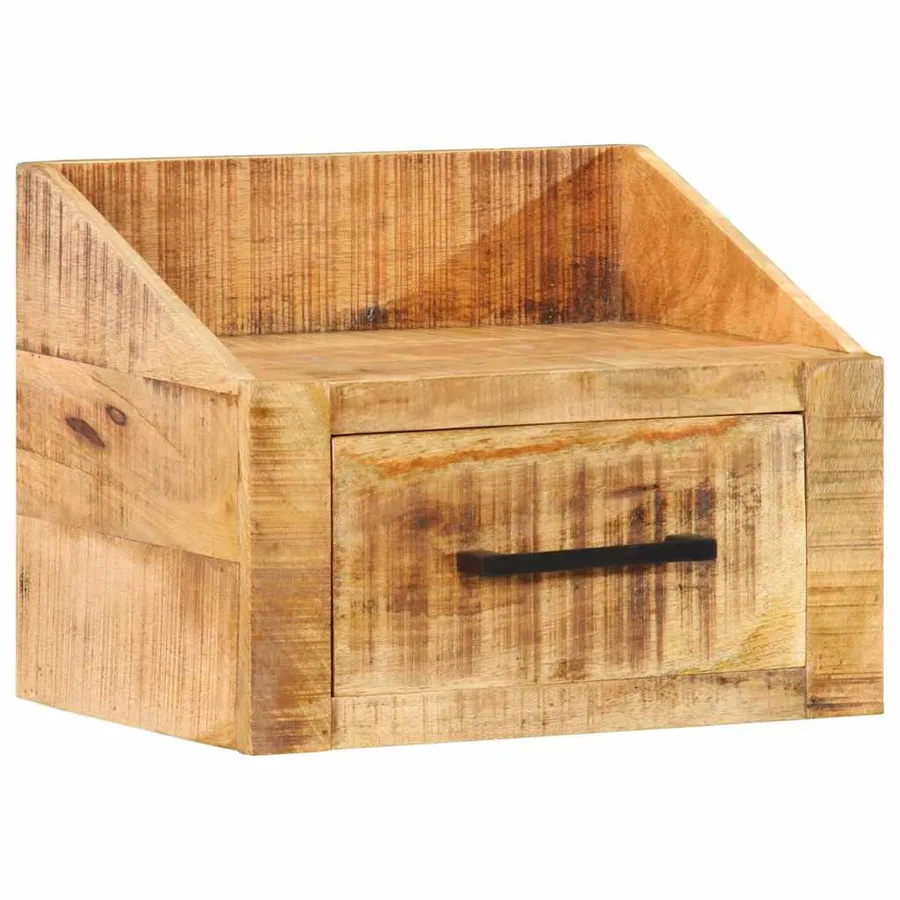 Cabinet de chevet Marron 40 x 30 x 30 cm Bois de mangue massif - 4