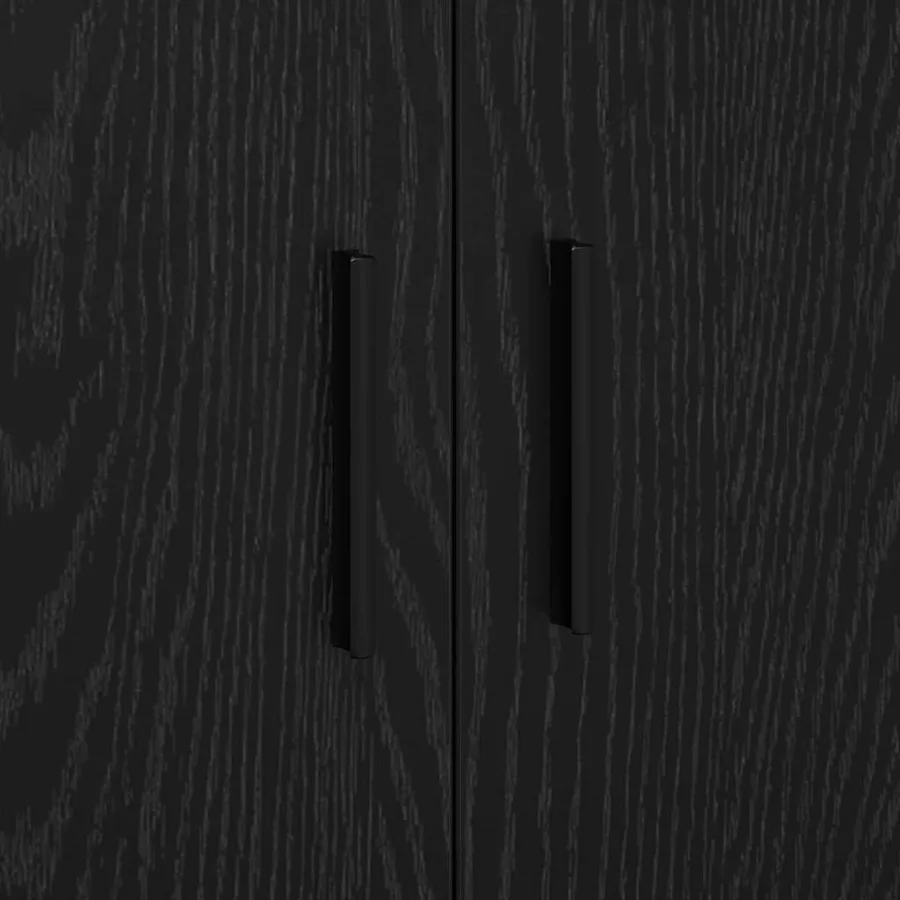 Armoire de rangement 2 pcs Chêne noir 103 x 41 x 40 cm - 11