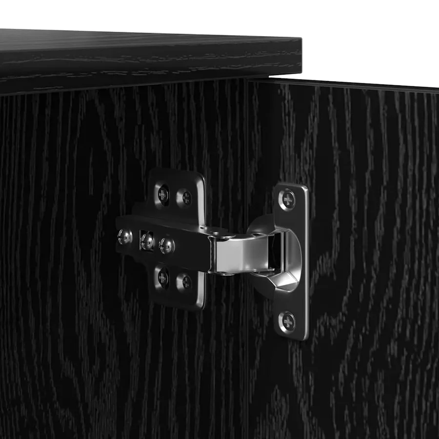 Armoire de rangement 2 pcs Chêne noir 103 x 41 x 40 cm - 12