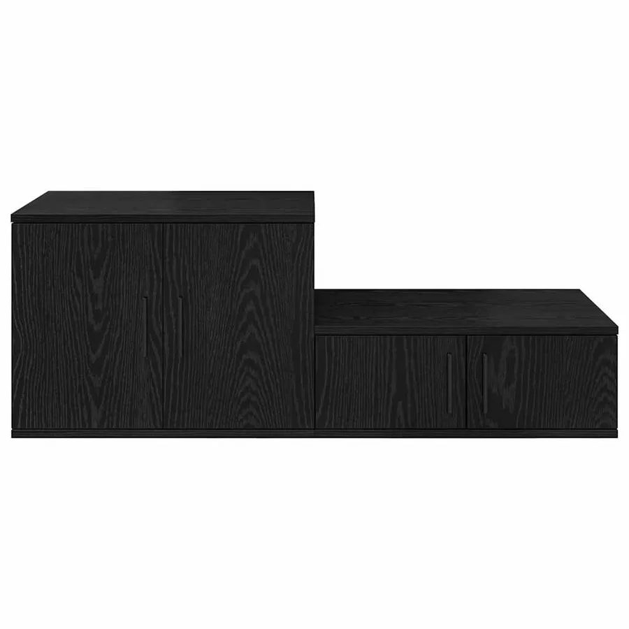 Armoire de rangement 2 pcs Chêne noir 103 x 41 x 40 cm - 7