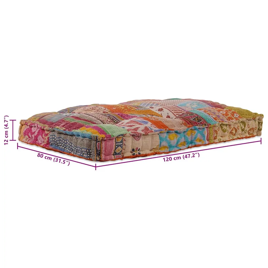 Coussin de canapé sur palette Multicolore 120 x 80 x 12 cm - 9