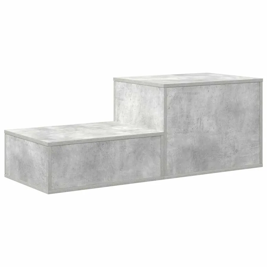 Armoire de rangement 2 pcs Gris béton 118 x 41 x 40 cm - 9