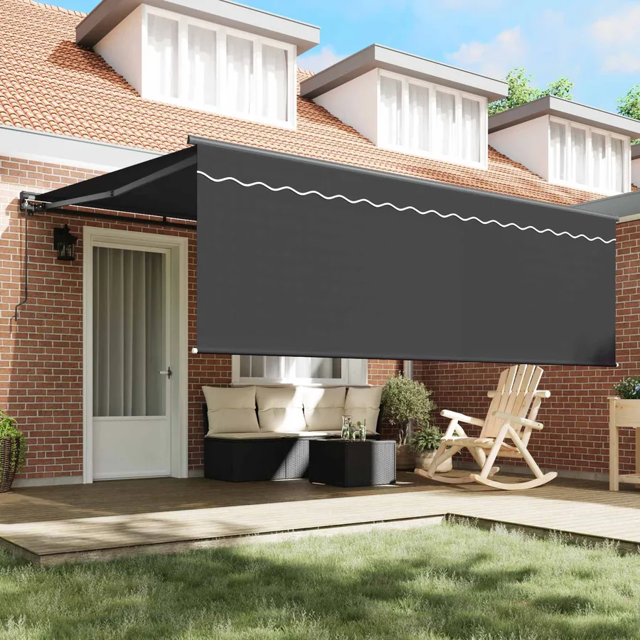 Auvent Rétractable Anthracite 400 × 300 cm - 3