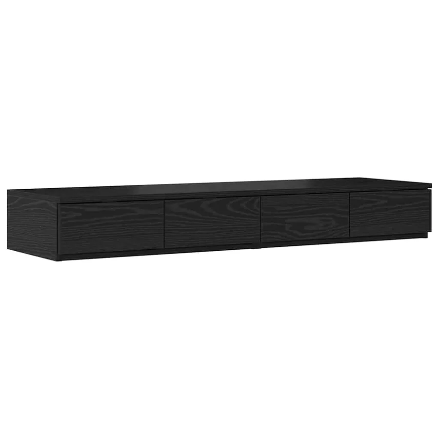 Cadre de lit avec rangement Chêne noir 120 cm Bois d'ingénierie - 6