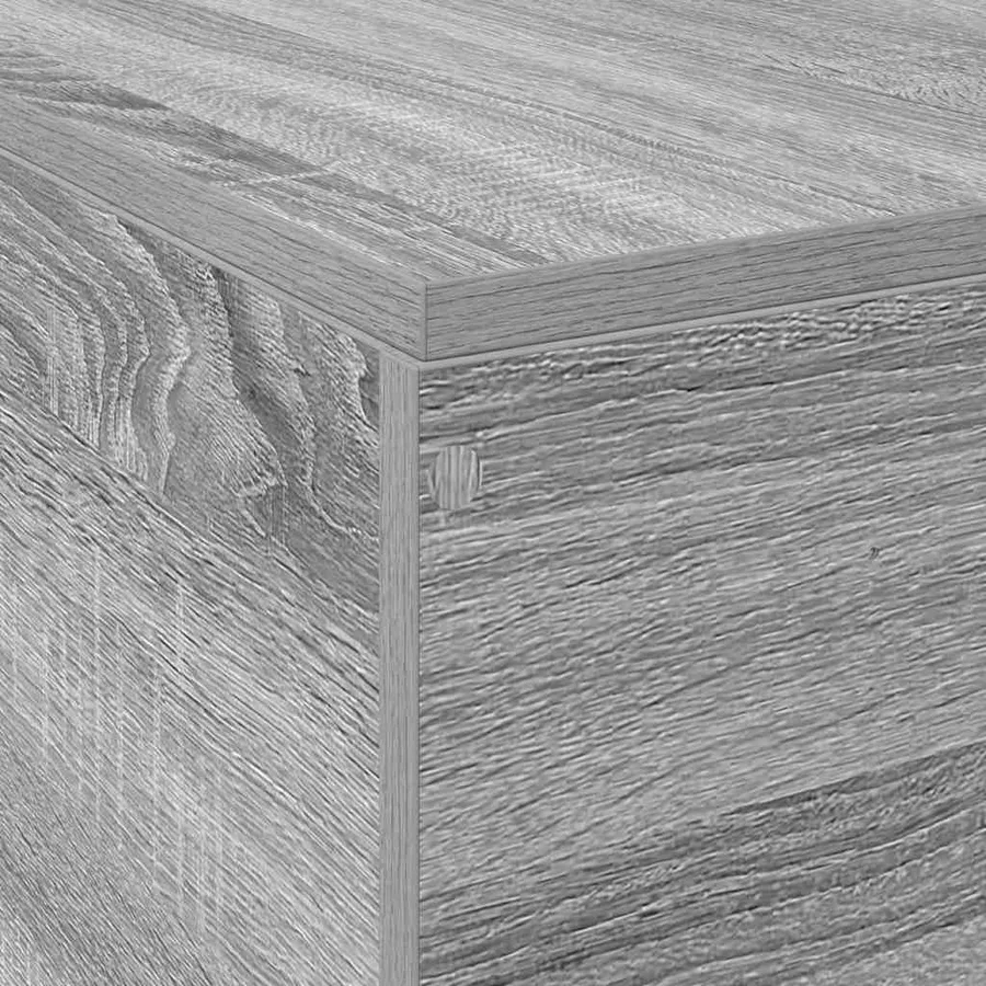Cadre de lit avec rangement Gris Sonoma 120 x 190 cm - 12