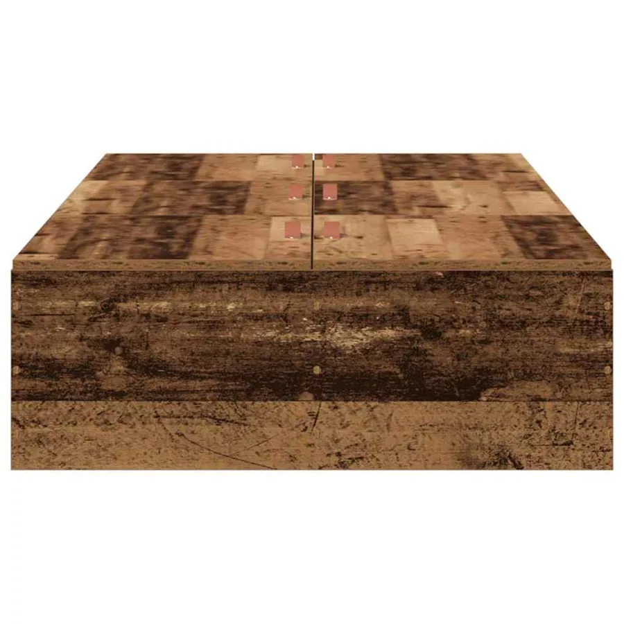 Cadre de lit avec rangement Bois Ancien 90 x 190 cm - 6