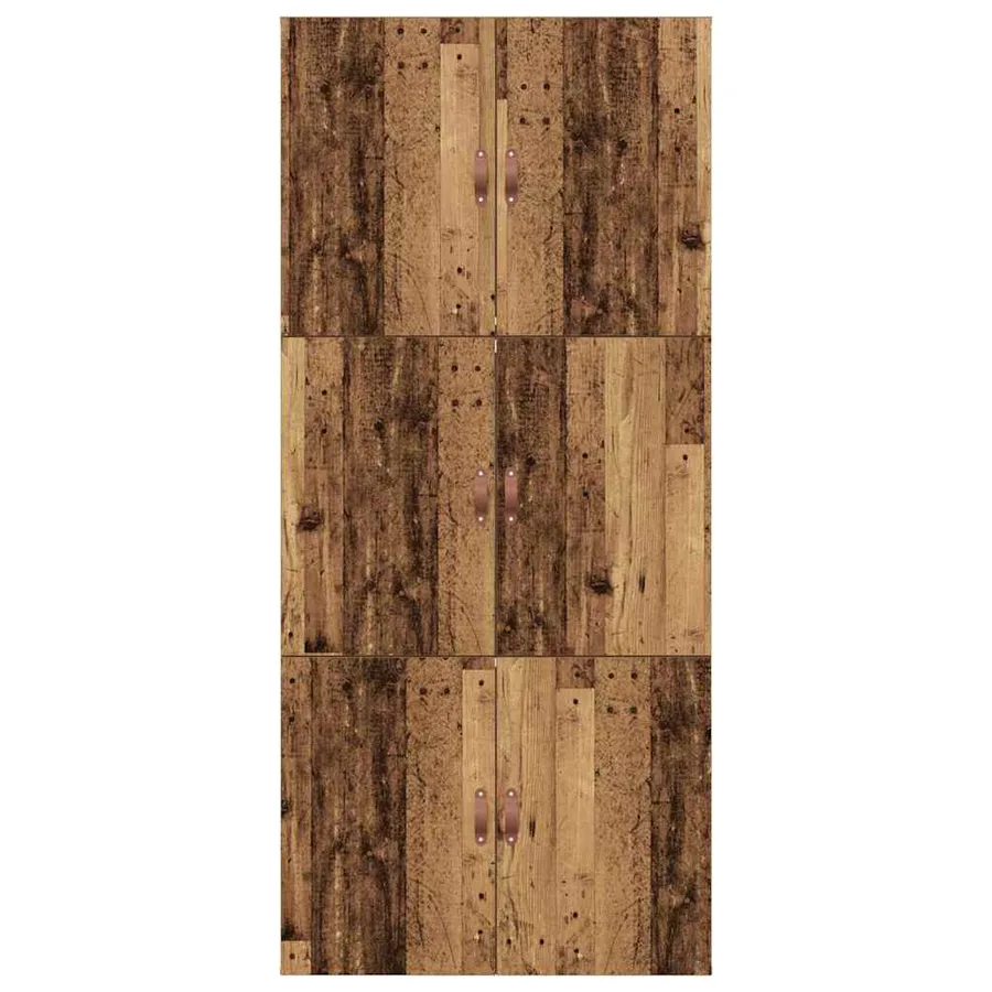 Cadre de lit avec rangement Bois Ancien 90 x 190 cm - 9