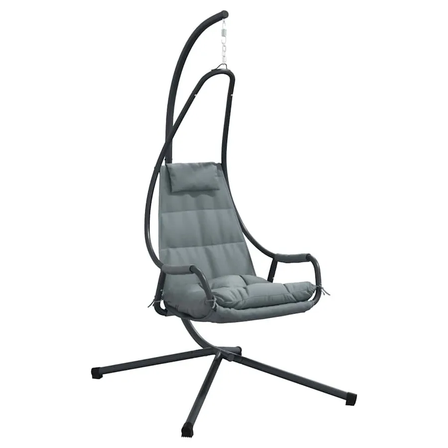 Chaise suspendue Anthracite 94 x 107 x 196,5 cm Acier - 2