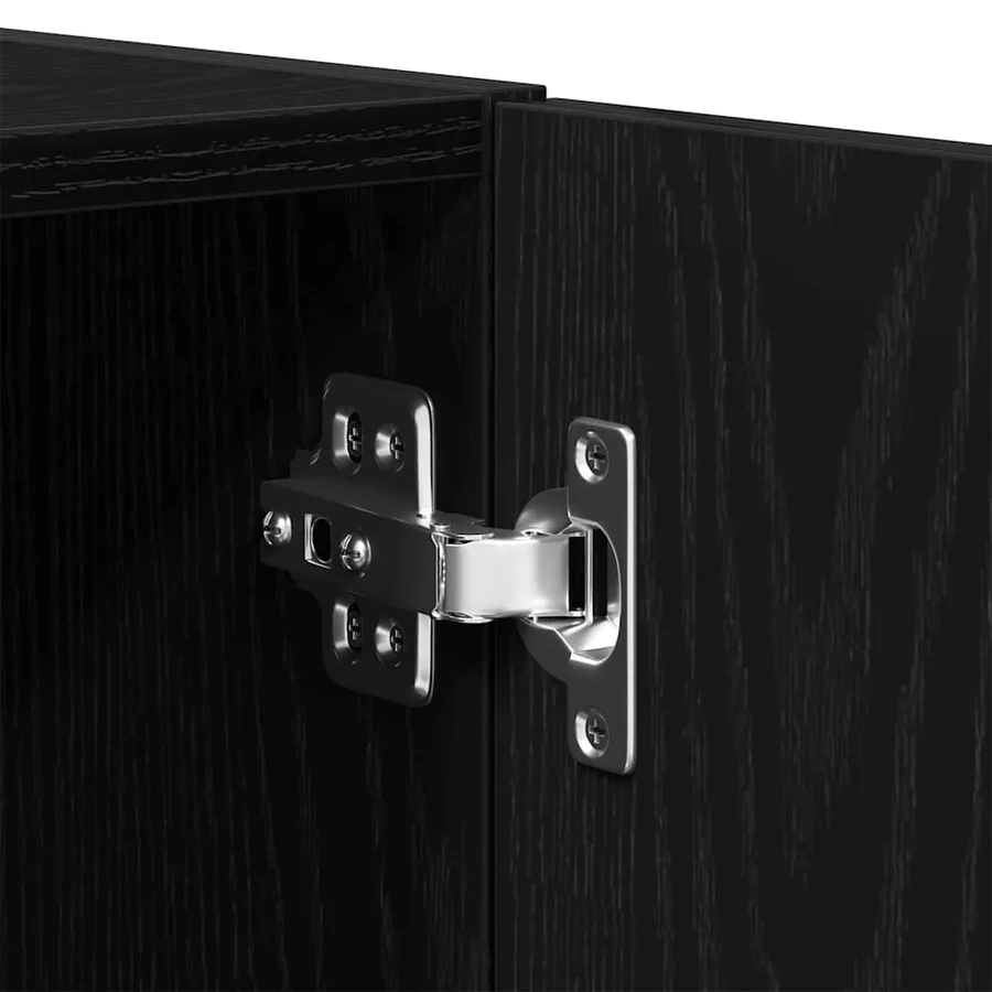 Meuble mural Chêne noir 70 x 42.5 x 40 cm Bois d'ingénierie - 9