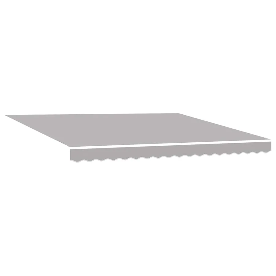 Auvent rétractable Gris clair 400 × 350 cm Polyester - 5