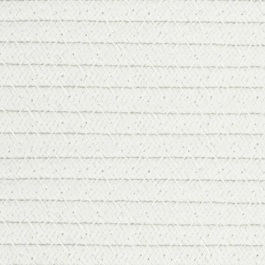 Panier de rangement noir et blanc Ø49x65 cm coton - 8