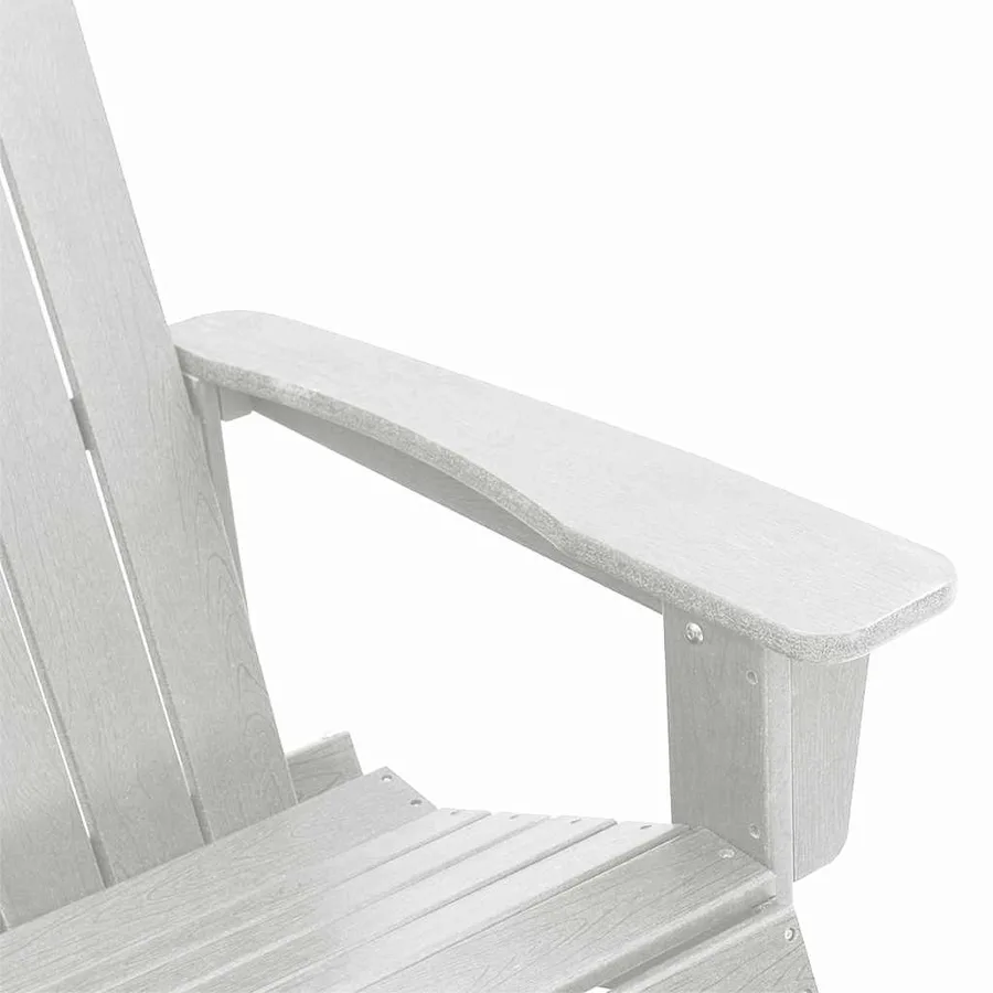 Chaise Adirondack à bascule Blanc 92 x 73,5 x 92 cm HDPE - 7