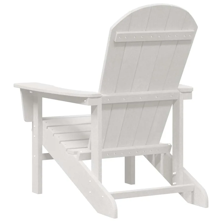 Chaise de jardin 2 pcs Blanc 82 x 74 x 92 cm Polyéthylène - 7