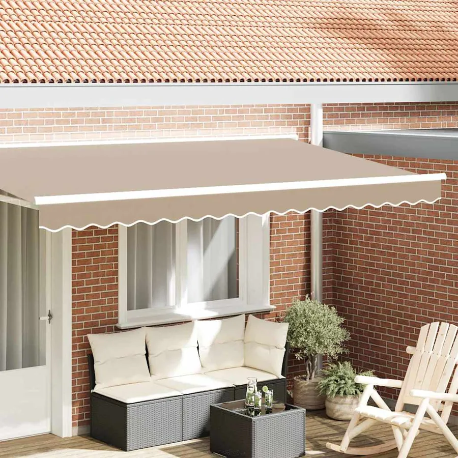 Remplacement de lambrequin Beige 4 m Polyester