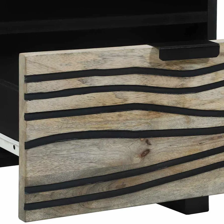 Table de chevet 2 pcs Blanc 40 x 33 x 46 cm Bois d'ingénierie - 8