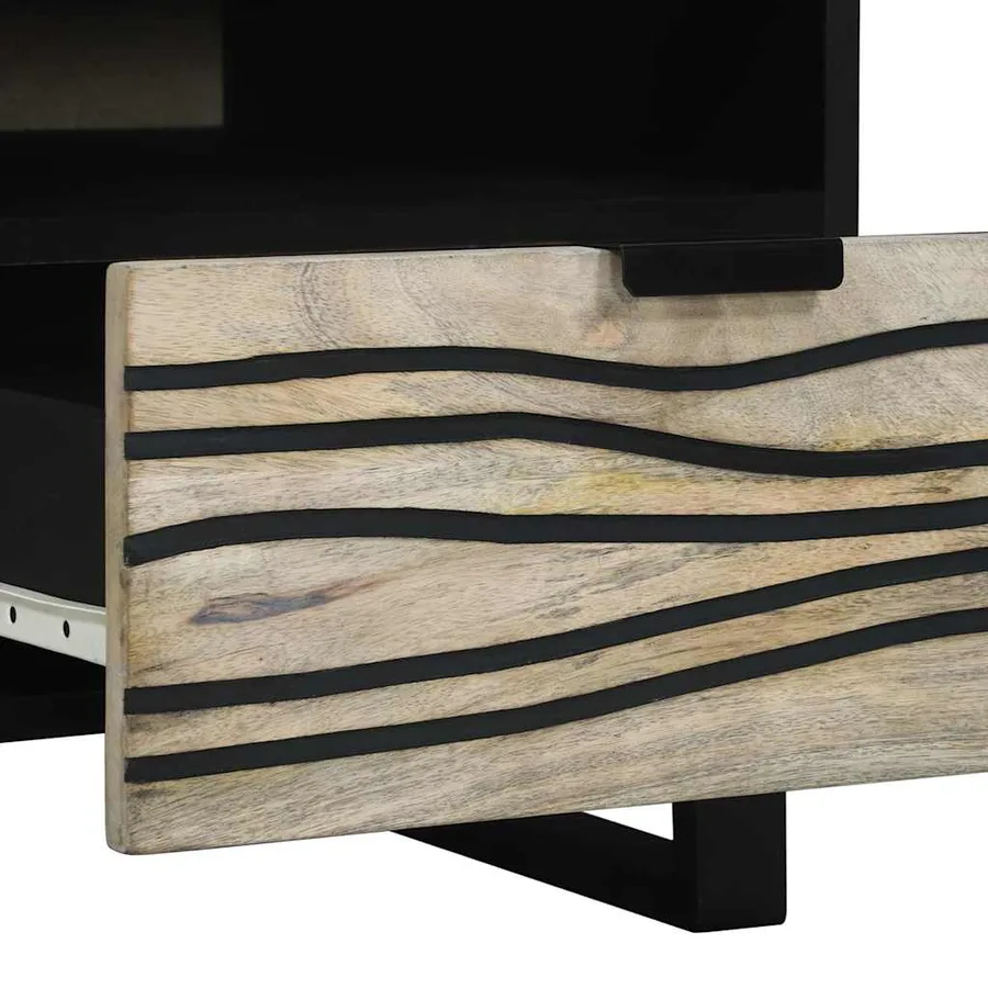 Table basse Blanc 80 x 54 x 40 cm Bois d'ingénierie - 7