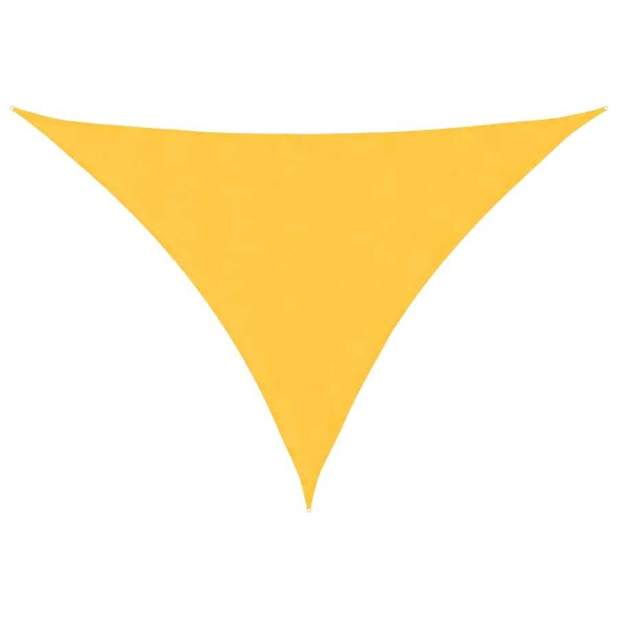 Voile d'ombrage jaune 7 x 5 x 5 m 100 % polyester Oxford - 2