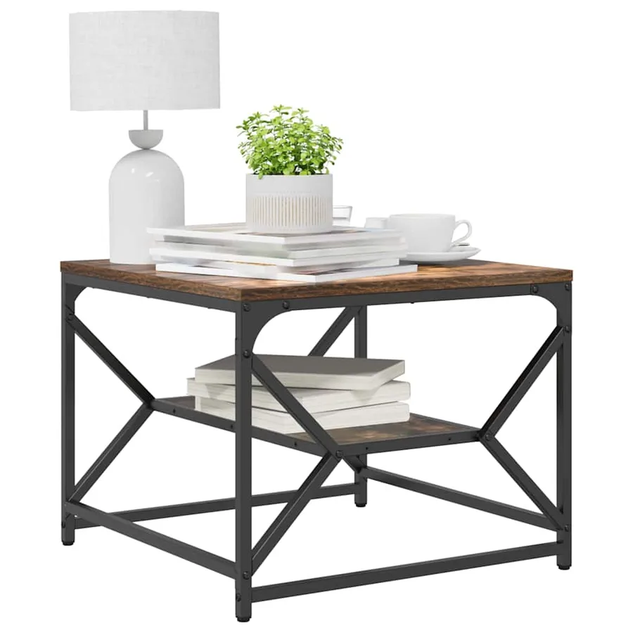 Table basse Chêne fumé 51 x 50 x 40 cm - 3