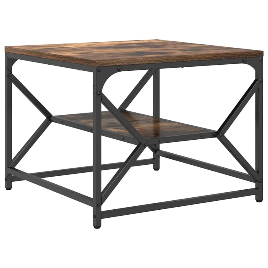 Table basse Chêne fumé 51 x 50 x 40 cm - 5