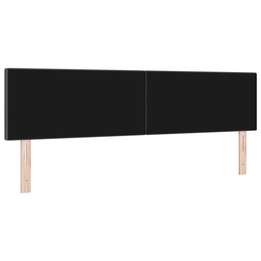 Tête de lit Gris foncé 180 cm Tissu en velours côtelé - 6