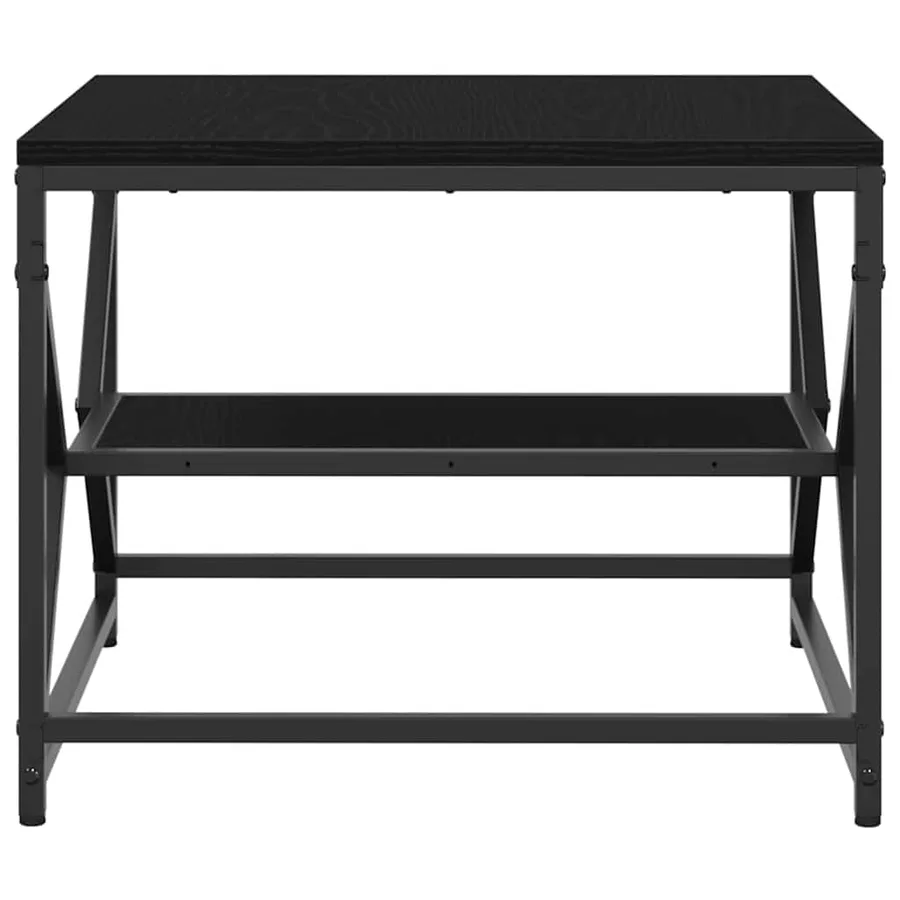Table basse Chêne noir 51 x 50 x 40 cm - 7