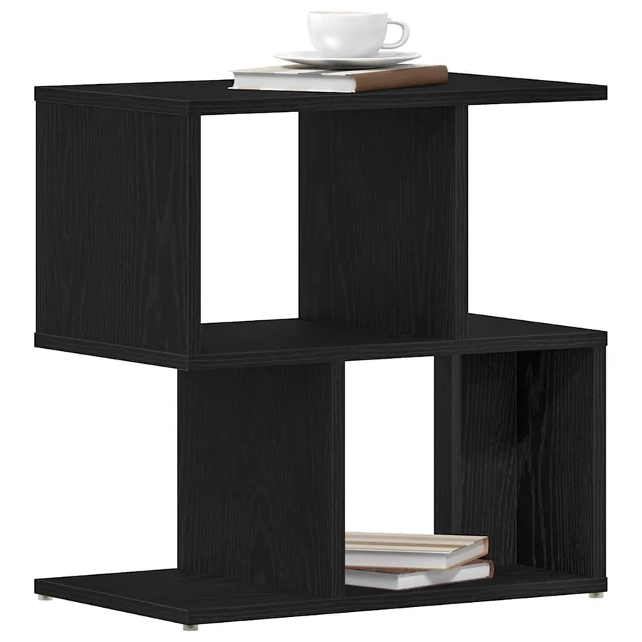 Cabinet de chevet Chêne noir 50 x 30 x 51,5 cm - 3