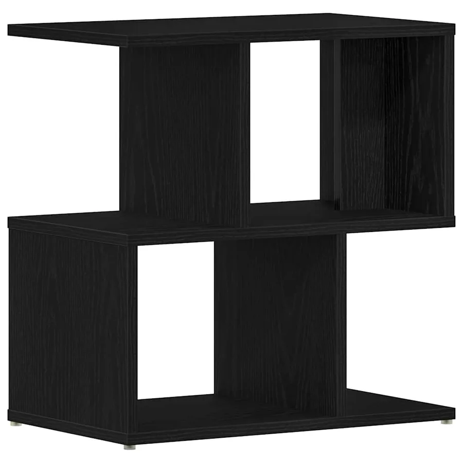 Cabinet de chevet Chêne noir 50 x 30 x 51,5 cm - 5