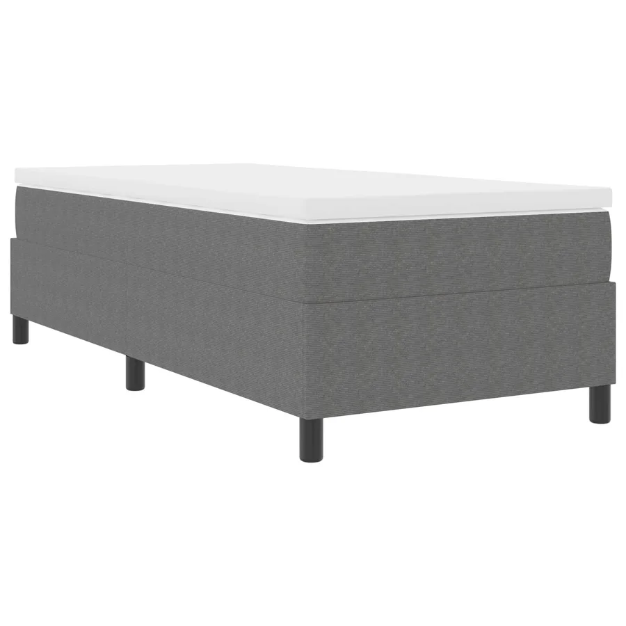 Cadre de lit plateforme Gris clair 100 x 200 cm - 4