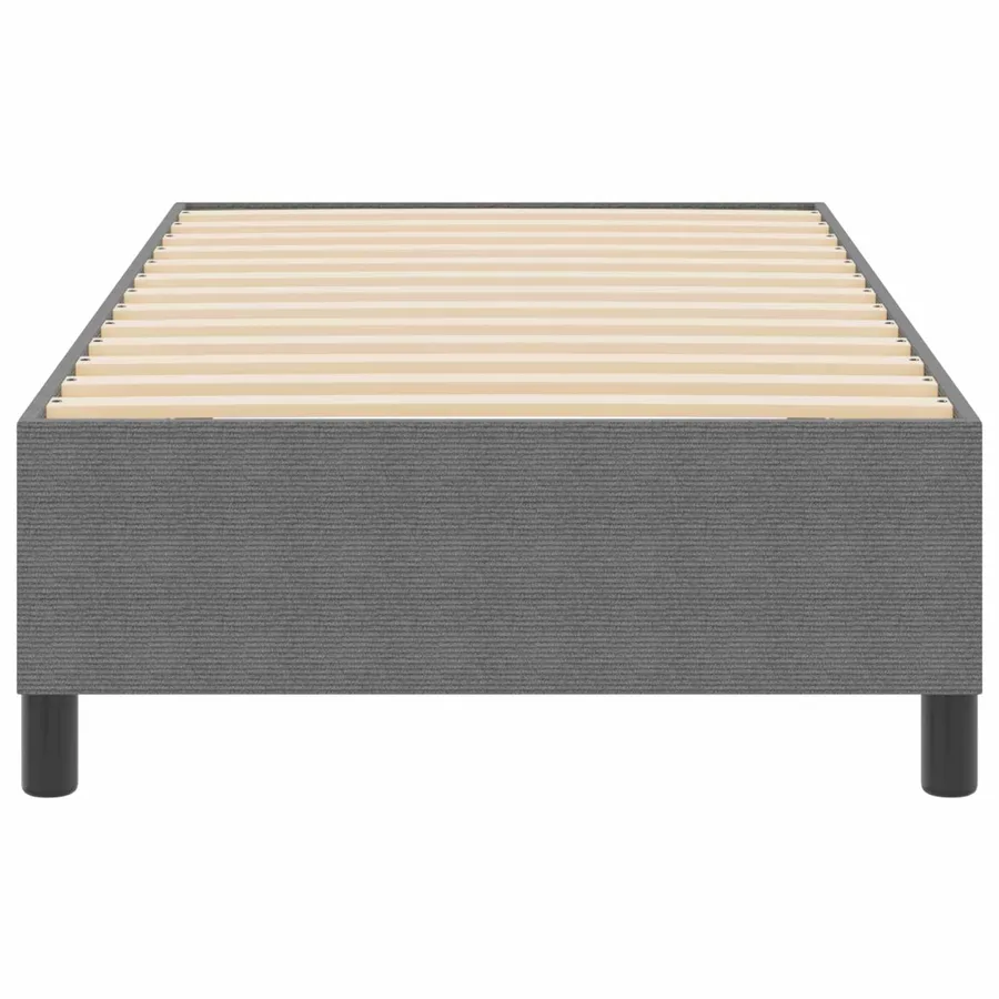 Cadre de lit plateforme Gris clair 100 x 200 cm - 5