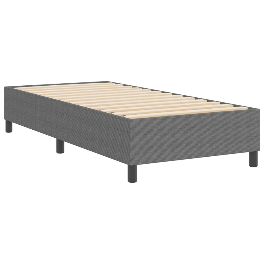 Cadre de lit plateforme Gris clair 100 x 200 cm - 7